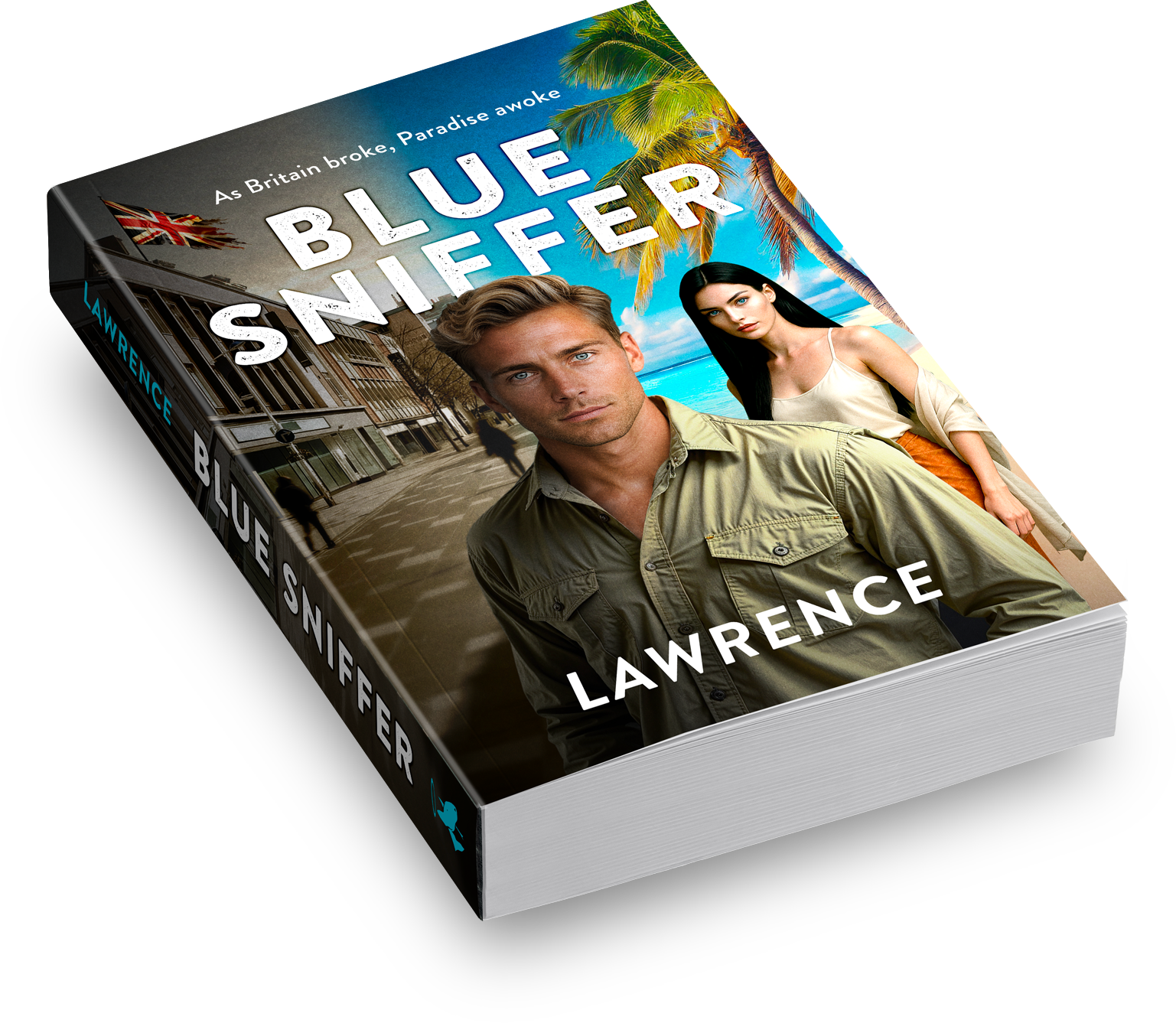 Blue Sniffer by Lawrence — original paperback cover